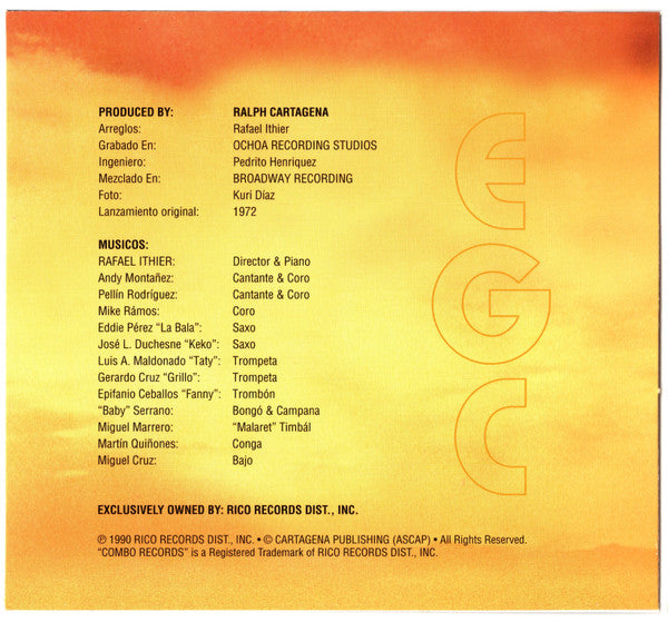 El Gran Combo : Por El Libro (CD, Album, RE, Dig)