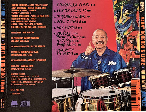 Manny Oquendo & Libre : On The Move (Muevete) (CD)