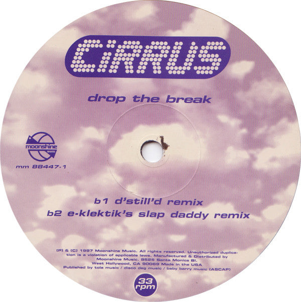 Cirrus : Drop The Break (12", Single)