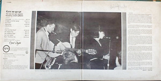 The New Stan Getz Quartet Featuring Astrud Gilberto : Getz Au Go Go (LP, Album, Gat)