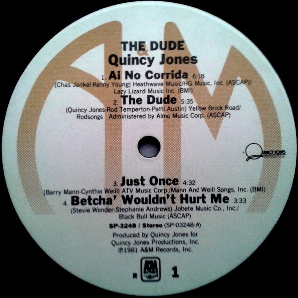 Quincy Jones : The Dude (LP, Album, R P)
