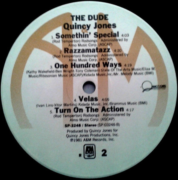 Quincy Jones : The Dude (LP, Album, R P)