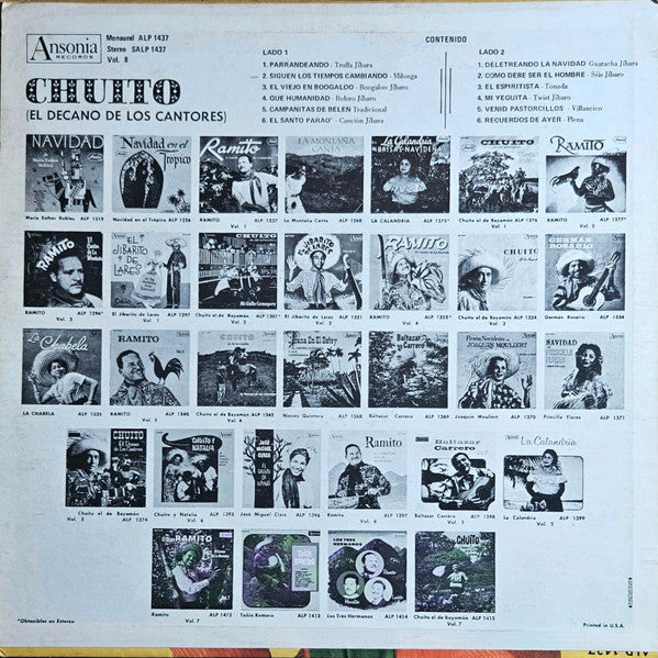 Chuito El De Bayamón Con Nieves Quintero Y Su Conjunto : El Viejo Boogaloo Volumen 8 (LP, Album)