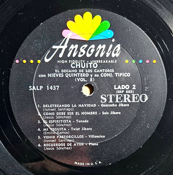 Chuito El De Bayamón Con Nieves Quintero Y Su Conjunto : El Viejo Boogaloo Volumen 8 (LP, Album)