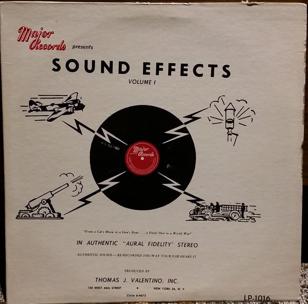 No Artist : Sound Effects Volume 1 (LP)
