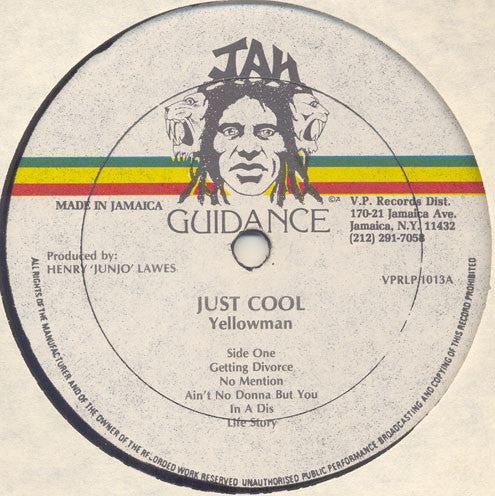 Yellowman : Just Cool (LP, Album)
