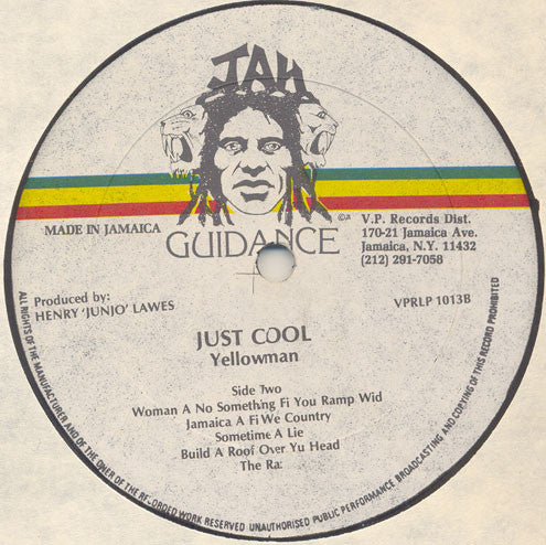 Yellowman : Just Cool (LP, Album)