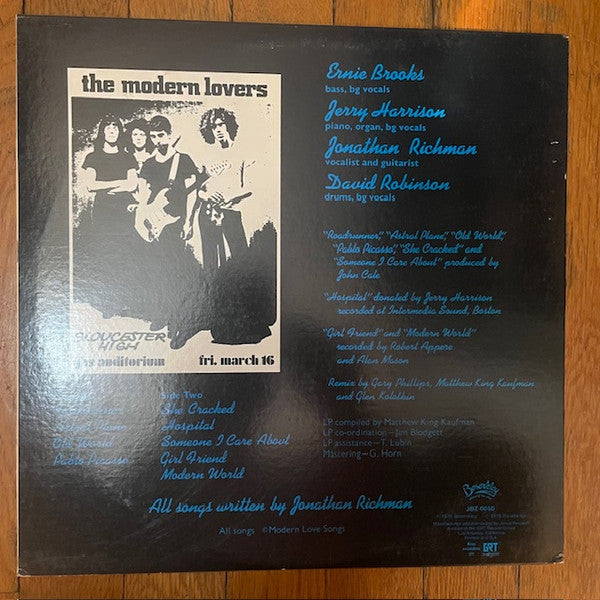 The Modern Lovers : The Modern Lovers (LP, Album, RE)