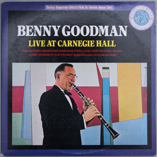 Benny Goodman : Live At Carnegie Hall (2xLP, Album, RE, RM, Gat)