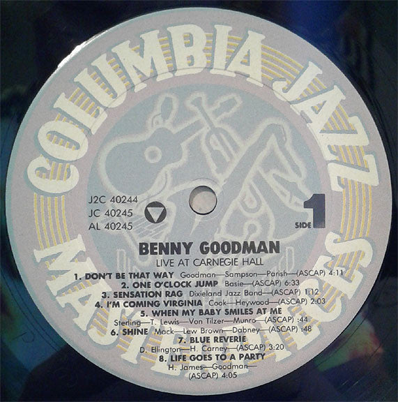 Benny Goodman : Live At Carnegie Hall (2xLP, Album, RE, RM, Gat)
