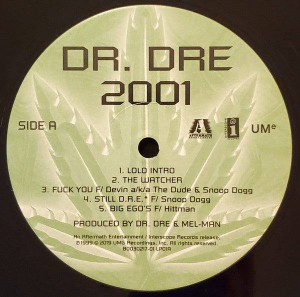 Dr. Dre : 2001 (2xLP, Album, RE, RP)