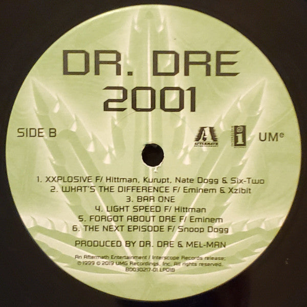 Dr. Dre : 2001 (2xLP, Album, RE, RP)