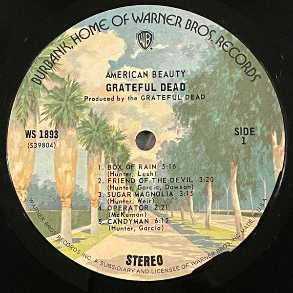 The Grateful Dead : American Beauty (LP, Album, RP, Ter)
