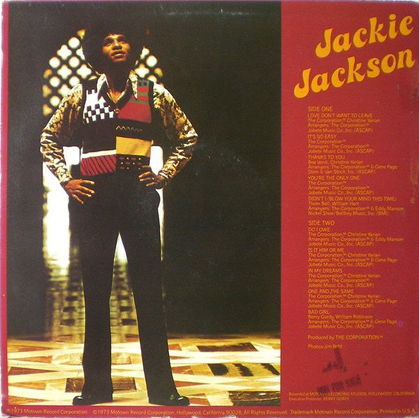 Jackie Jackson : Jackie Jackson (LP, Album, Promo)