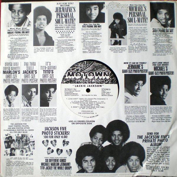 Jackie Jackson : Jackie Jackson (LP, Album, Promo)