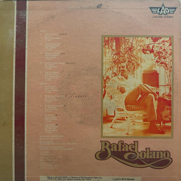 Rafael Solano : Esta Es Mi Orquesta (LP)