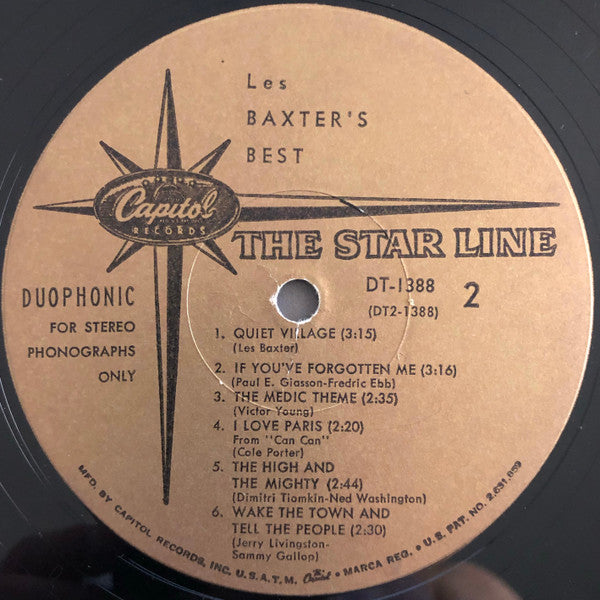 Les Baxter : Baxter's Best (LP, Comp, Duo)