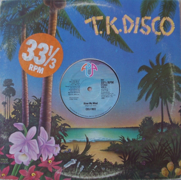Celi Bee : Blow My Mind / It's Love (12", Promo, Blu)