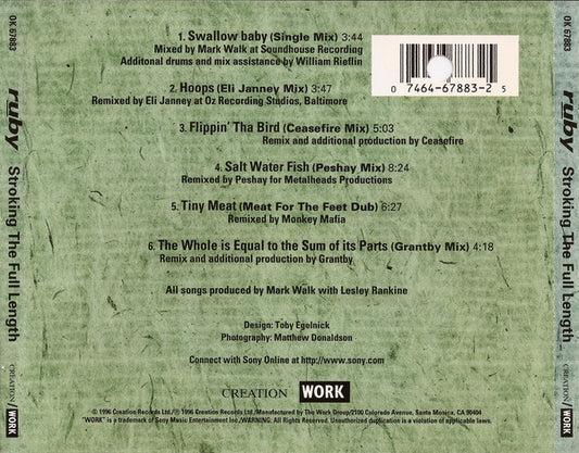 Ruby - Stroking The Full Length vinyl record, CD (Mint (M)) | Lulo Records