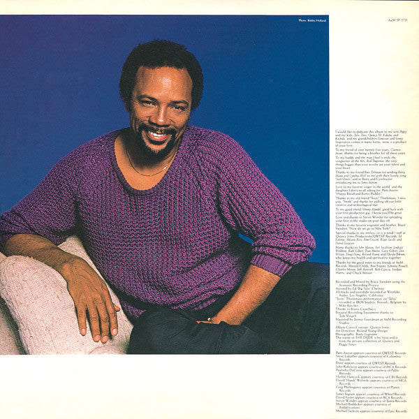 Quincy Jones : The Dude (LP, Album, Z -)