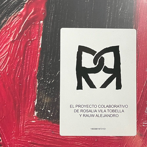 Rosalía (3), Rauw Alejandro : RR (12", Shape, Ltd, Red)