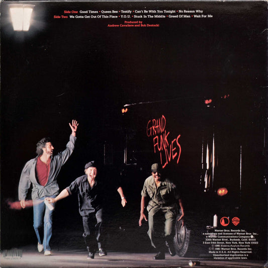 Grand Funk Railroad - Grand Funk Lives vinyl record, LP (Near Mint (NM or M-)) | Lulo Records