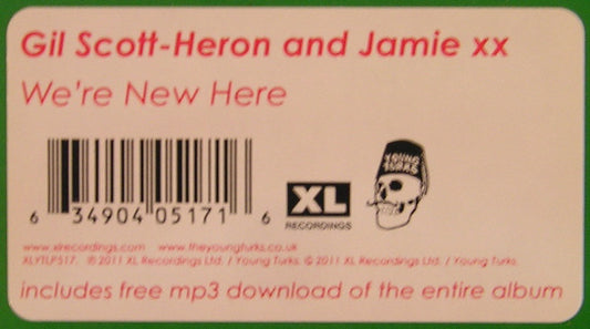 Gil Scott-Heron and Jamie xx : We're New Here (LP, Album)