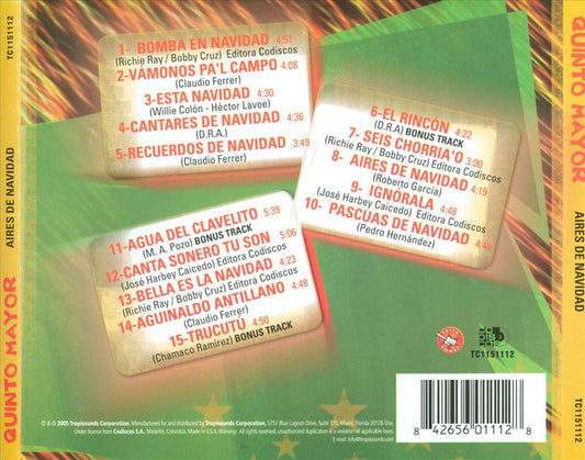 Quinto Mayor : Aires De Navidad (CD, Album)