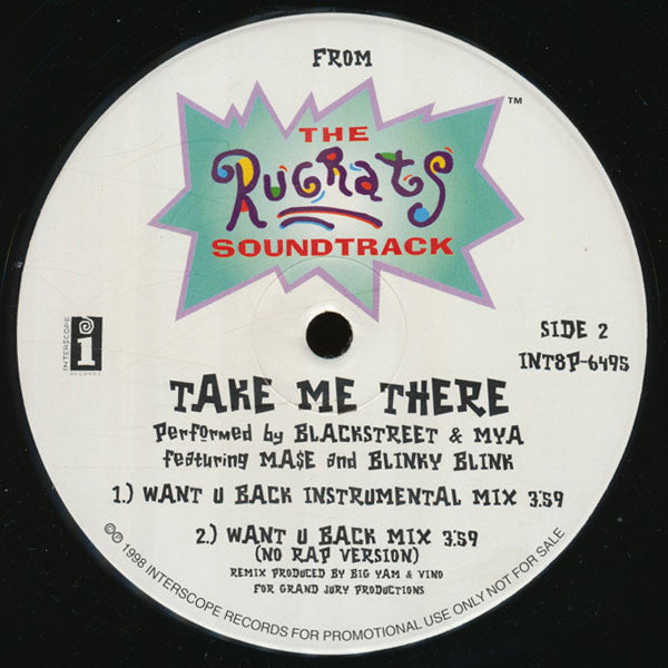 Blackstreet & Mya Featuring Mase And Blinky Blink : Take Me There (12", Promo)