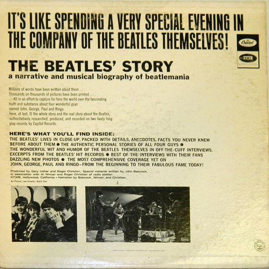 The Beatles - The Beatles' Story vinyl record, 2xLP (Very Good Plus (VG+)) | Lulo Records