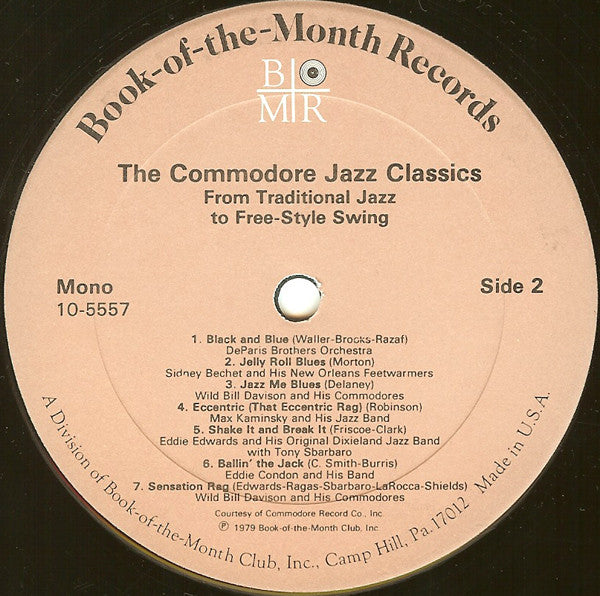 Various : The Commodore Jazz Classics (3xLP, Comp, Mono + Box)