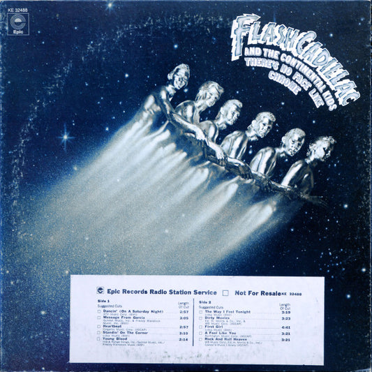 Flash Cadillac And The Continental Kids* : There's No Face Like Chrome (LP, Album, San)