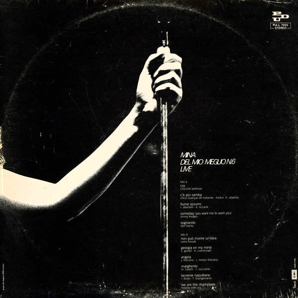 Mina (3) : Del Mio Meglio N. 6 Live (LP, Album, Comp, Pos)