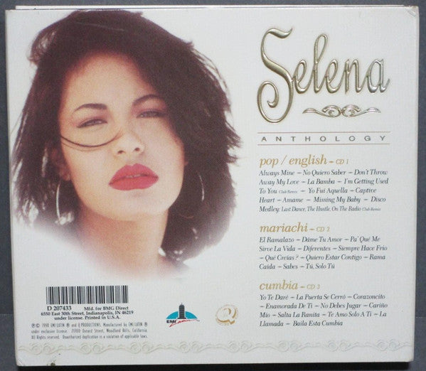 Selena : Anthology - A 30 Song Retrospective (3xCD, Comp, Club)