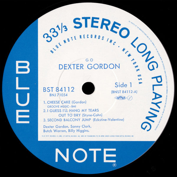 Dexter Gordon : Go! (LP, Album, RE)
