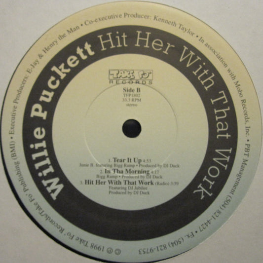 Willie Puckett - Hit Her With That Work vinyl record, 12" (Mint (M)) | Lulo Records