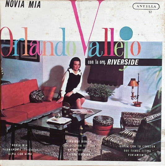 Orlando Vallejo Con La Orq. Riverside* : Novia Mia (LP, Album, RE)