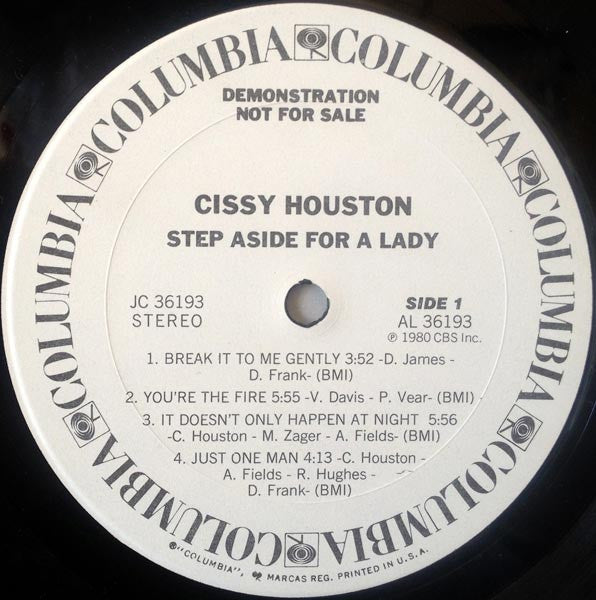 Cissy Houston : Step Aside For A Lady (LP, Album, Promo)
