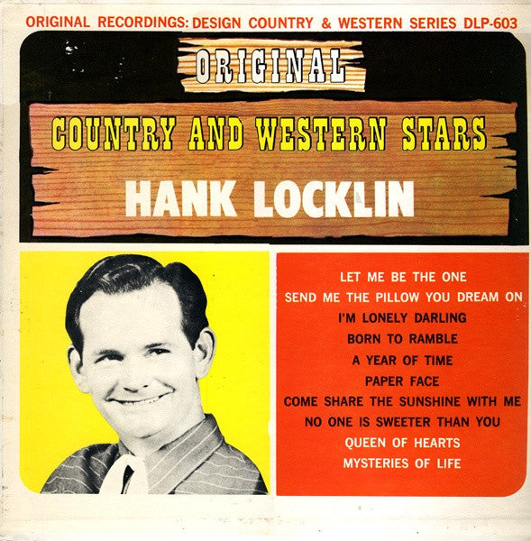 Hank Locklin : Hank Locklin (LP, Mono, RE)