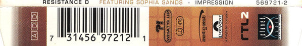 Resistance D Featuring Sophia Sands : Impression (CD, Maxi)