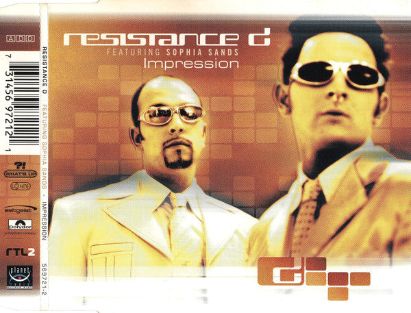 Resistance D Featuring Sophia Sands : Impression (CD, Maxi)