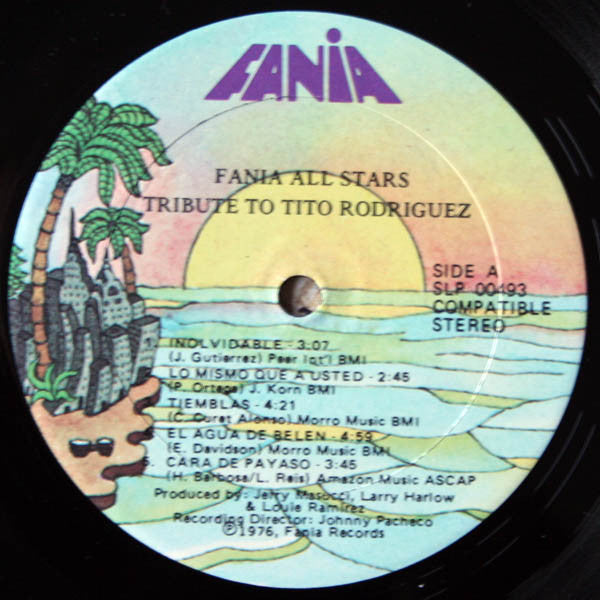 Fania All Stars : Tribute To Tito Rodriguez (LP, Album)