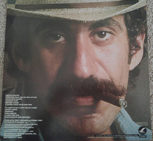 Jim Croce - Time In A Bottle / Jim Croce's Greatest Love Songs vinyl record, LP (Mint (M)) | Lulo Records