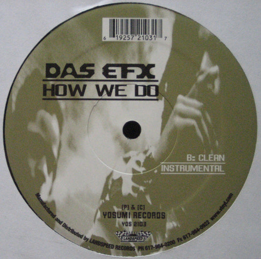 Das EFX - How We Do vinyl record, 12" (Very Good Plus (VG+)) | Lulo Records