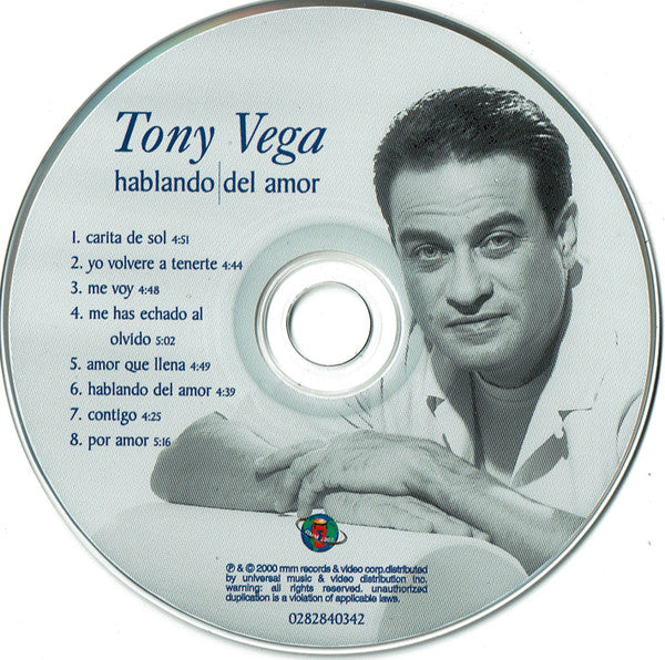 Tony Vega : Hablando Del Amor (CD, Album, UML)