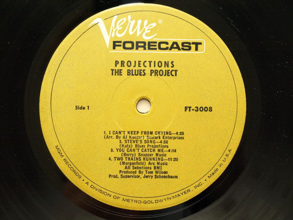 The Blues Project : Projections (LP, Album, Mono, RP)