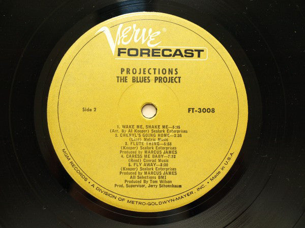 The Blues Project : Projections (LP, Album, Mono, RP)