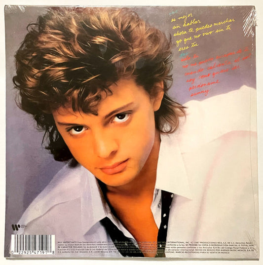 Luis Miguel '87* : Soy Como Quiero Ser (LP, Album, RE)