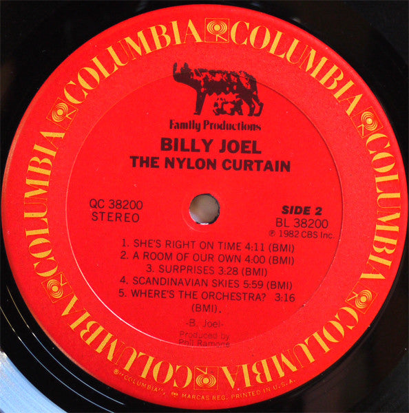 Billy Joel : The Nylon Curtain (LP, Album, RE, Ter)
