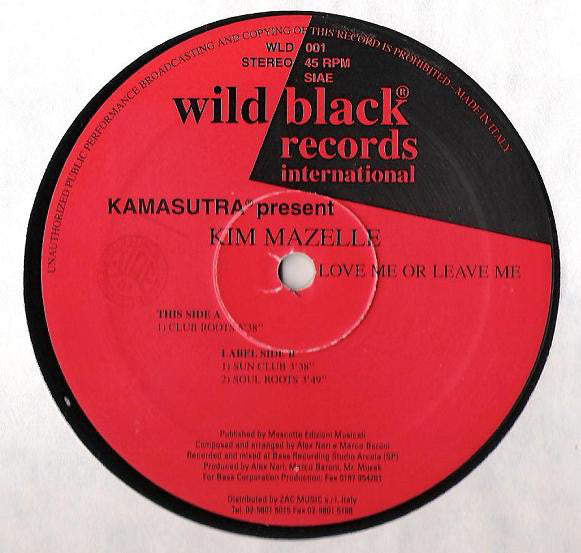 Kamasutra Present Kym Mazelle : Love Me Or Leave Me (2x12")
